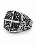 Compass Signet Ring