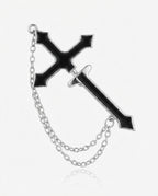 Broken Cross Ear Cuff
