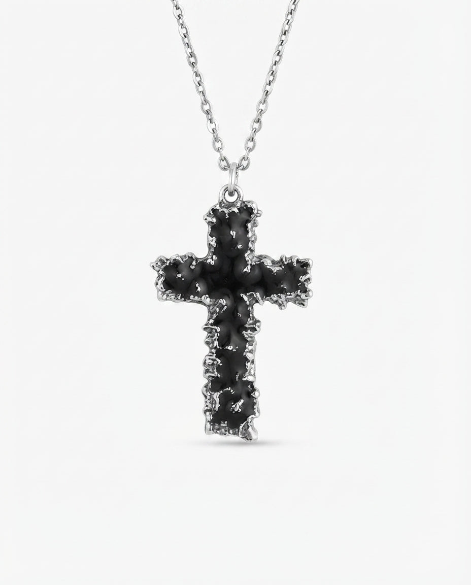 Obsidian Cross