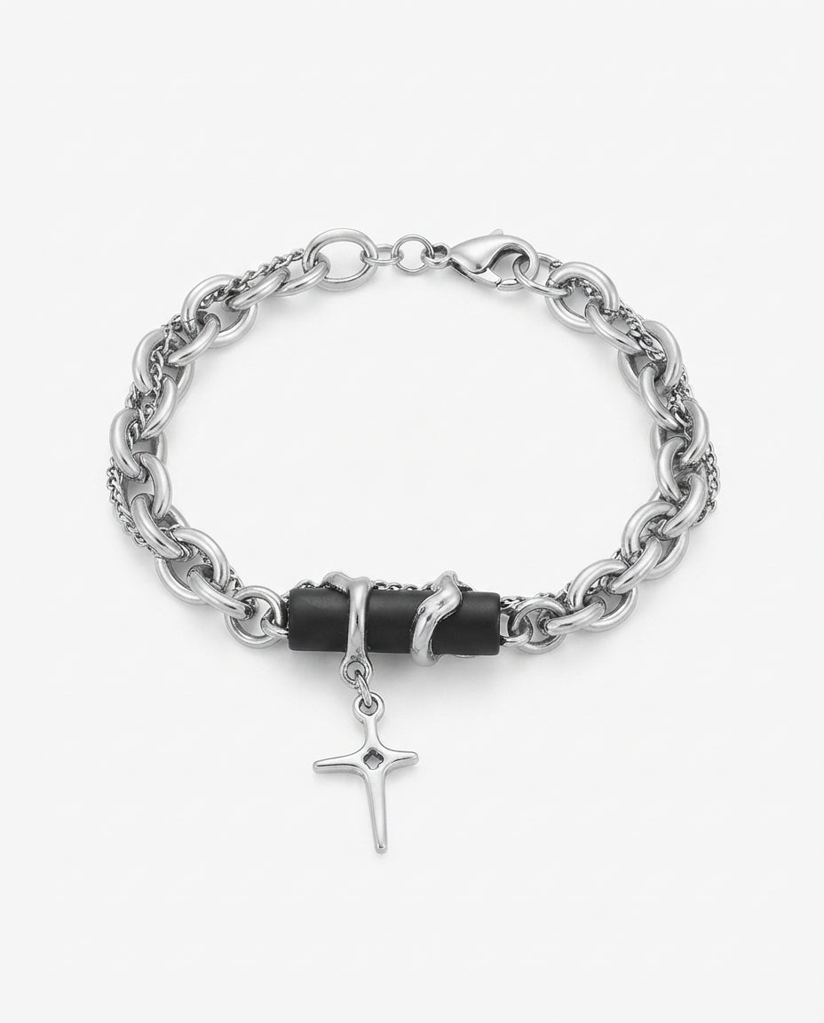 Serpent’s Cross Bracelet