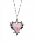 Pink Thorn Heart Pendant