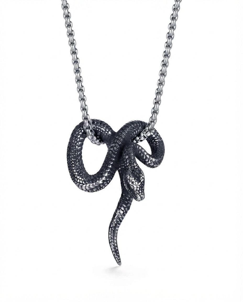Coiled Serpent Pendant