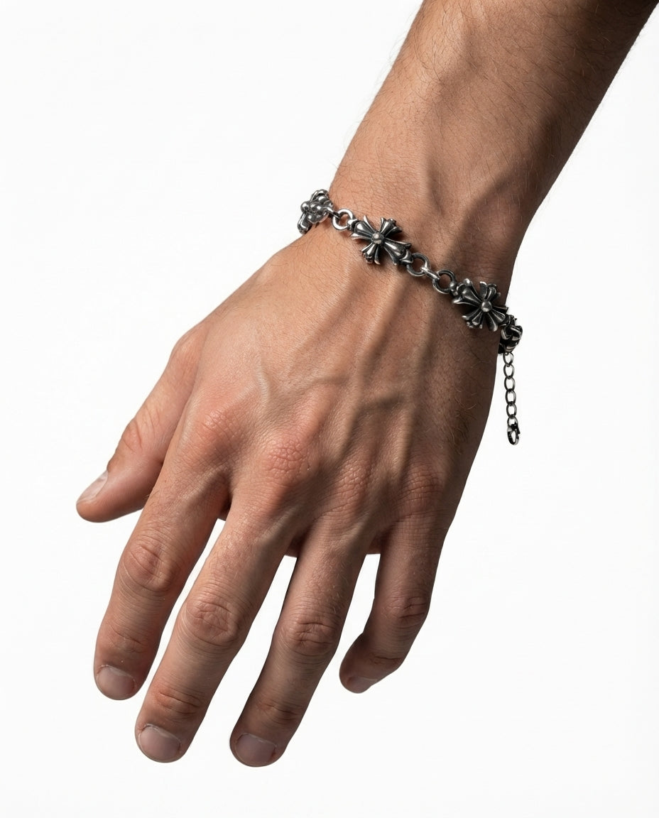 Sacred Cross Link Bracelet